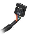 USB 3.0 to USB 2.0 Converter 20 Pin Male to 9 Pin PC Motherboard Female Data Cable Adapter Extend Cord for PC Computer. 
