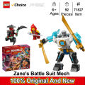 LEGO 71827 NINJAGO Zane's Battle Suit Mech Ninja Toy - Building Toy for Pretend Play for Kids， Idea for Birthdays. 