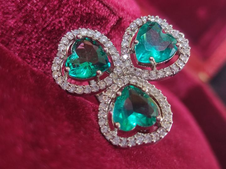 American%20Diamond%20cut%20AD%20Stone%20%20Finger%20ring%20-%20Image%205