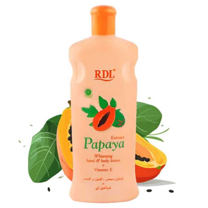 RDL Papaya Extract Whitening Hand and Body Lotion – 600ml