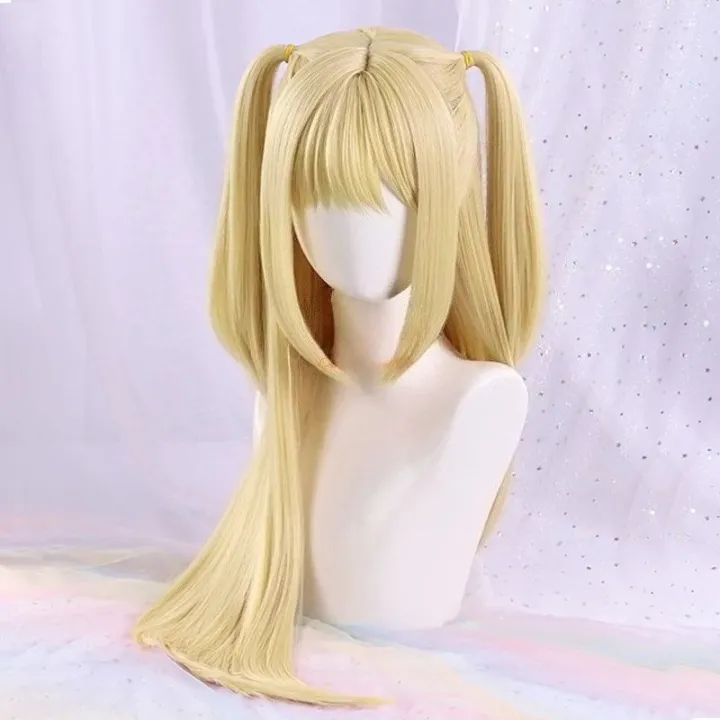 MisaMisa%20Cosplay%20Wig%20Long%20Style%20Golden%20Blonde%20Women's%20Style%20Amane%20Misa%20Anime%20Cosplay%20Wig%20Heat-Resistant%20Synthetic%20Fiber%20Hair%20-%20Image%204