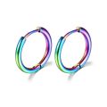 1Pair 316L Stainless Steel Small Hoop Earrings for Women Men, Cartilage Tragus Conch Forward Helix Ear Piercing Jewelry. 