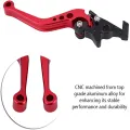 Universal For YAMAHA Honda Suzuki CNC Motorcycle Adjustable Brake Clutch Levers Motorbike Brake Lever Handle Bar Motor Grips. 