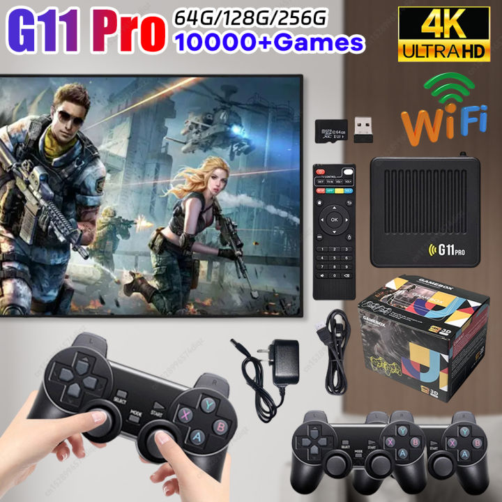 G11 Pro Game Box 4K HD TV Game Stick Video Game Console 64/128/256G ...