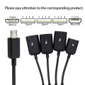 ✅Genuine 100% micro USB OTG adapter cable micro USB OTG Hub Power supply OTG adapter cable phone tablet # CC. 