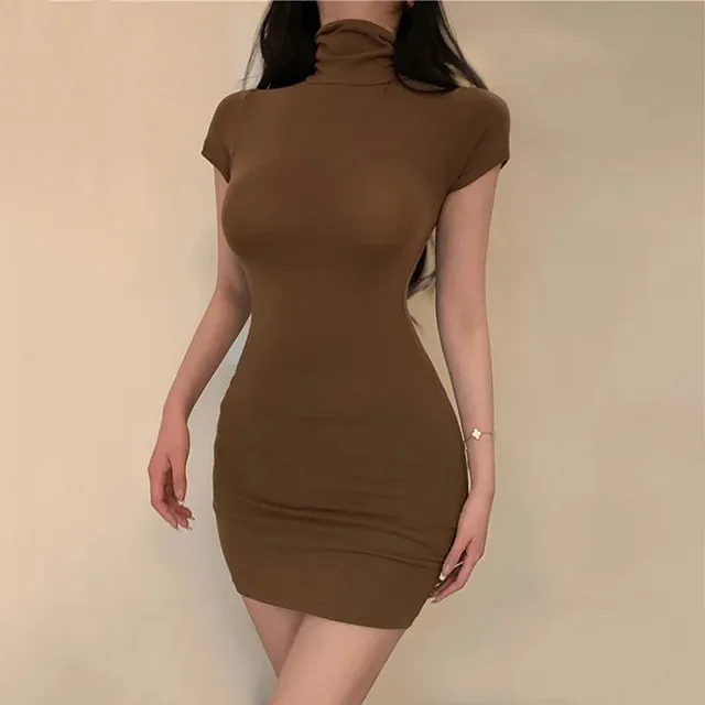 Bodycon%20Dresses%20for%20Women%202024%20High%20Neck%20Thigh%20Length%20Short%20Sleeve%20Fitted%20Women's%20Valentines%20Going%20Out%20Club%20Date%20Night%20Outfit%20-%20Image%207