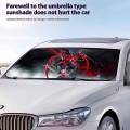 Spider Man Car SunShade Windshield Funny Sun Shade Foldable UV Ray Sun Visor Protector Sunshade For Front Window. 