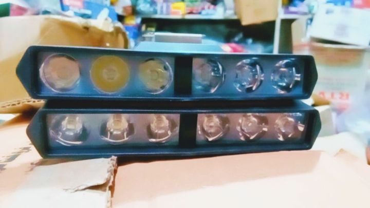 6 lens led white and flash