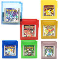 Pokemon Series English Version 16 Bit GBC Game Cassette Classic Red Green Crystal Silver for GBC Video Game Cartridge Console. 