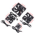 5V Brushless Cooling Fan USB Router Fan Computer Case TV Box Cooling Case 50mm 80mm 90mm 120mm PC DIY Cooler Desktop Fan.