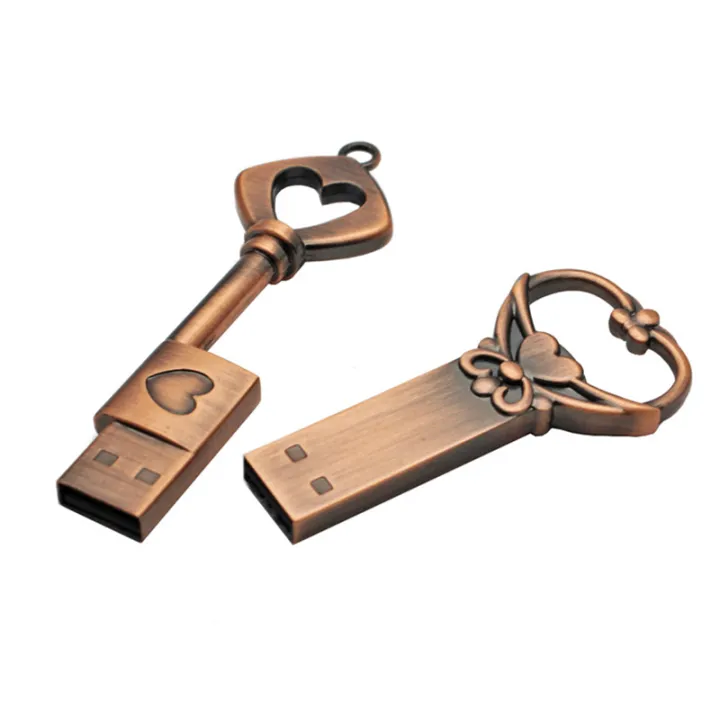 copper%20love%20heart%20shaped%20key%20usb%20flash%20drive%20pendrive%20pen%20drive%204gb%208GB%2016gb%2032gb%2064GB%20metal%20keys%20memory%20Stick%20wedding%20%20-%20Image%204