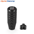 8.5CM Aluminum Carbon Filter Black Gear Shift Knob Racing Universal Manual Transmission Shifter Lever Knob With three adapters. 