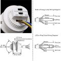 AC85-265V Double Adjustable Delay PIR Sensor Detector Smart Switch LED PIR Infrared Motion Sensor Auto Switch Light Strip Switch.