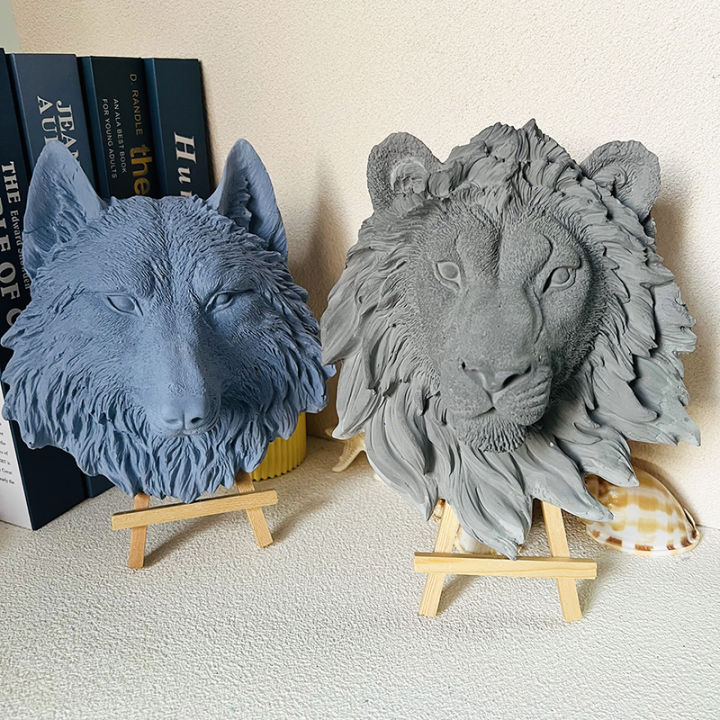 Animal%20Head%20Lion%20Wall%20Decor%20Mold%20Wolf%20Head%20Living%20Room%20Decor%20Plaster%20Silicone%20Mold%20Turtle%20Storage%20Tray%20Concrete%20Mold%20-%20Image%206