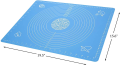 Roti Silicon Mat For Rolling With Measurements, Liner Heat Resistance Table Placemat , Reusable Non-Stick Silicone Mat Chapati rolling mat with measurements, Dough rolling board, Pastry baking mat, Reusable Kitchen rolling mat, (No Color Choice). 