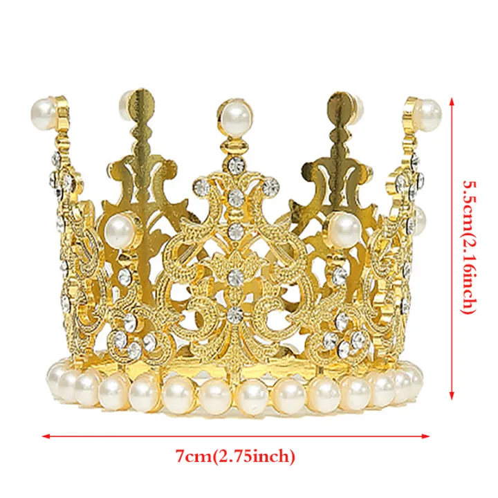 1pcs%20Pearl%20Crown%20Cake%20Decorative%20Small%20Tiaras%20Crystal%20Pearl%20Princess%20CakeToppers%20-%20Image%205
