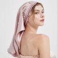 100% Mulberry Silk Sleep Cap for Long Hair Bonnet with Soft Elastic Band for Woman Hair Care. 