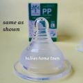 Pack of 4 minitree pp large wide neck feeder nipls teats. 
