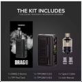 DRAG 3 Kit (Max 177watt Gene Fan Chip 2.0) 18650mah supported. 