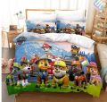 King Size Double  Cotton Bedsheets for Kids Room  Cartoon Printed Bedsheets. 