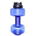 2500 ml Dumbbell Water Gym Bottle Large Capacity 5L Fitness Dumbbell Cup Creative Sports Kettle Men's Portable Personalized Plastic Space Cup Drop-Resistant Leak-Proof. 