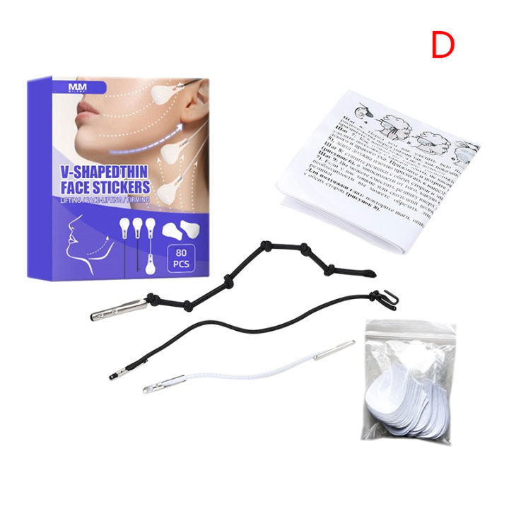 20/40/60/80Pcs%20Instant%20Invisible%20Face%20Stickers%20Neck%20Eye%20Double%20Chin%20Lift%20V%20Shape%20Tapes%20Makeup%20Facelifting%20Patch%20Adhesives%20-%20Image%207