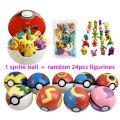 Pokemon ball Elf Toy Anime Action Figure PokeBall pocket Monster empty clip n go Model Pikachu Poke Ball Child kid Christmas Gif. 