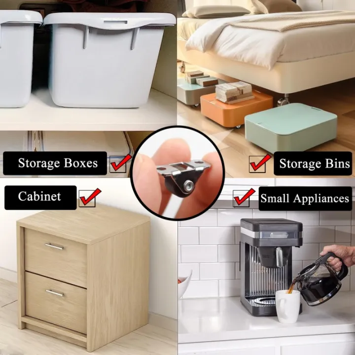 8pcs%20Multipurpose%20Silent%20%20Casters%200.5"%20Mini%20Directional%20Wheels%20Tiny%20Linear%20Wheel%20for%20Furniture,Appliances,DIY%20Storage%20Box%20-%20Image%202