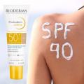BIODERMA Sunscreen SPF90+ UV Protection Moisturizing Sunblock For Face Body Thighs Non-Greasy Fast-Absorbing.