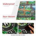 Baby Climbing Playing Mat Game Traffic Road Map Baby Play Mat Toys City Carpet City Car Parking Lot Table Cloth Traffic Signs. 