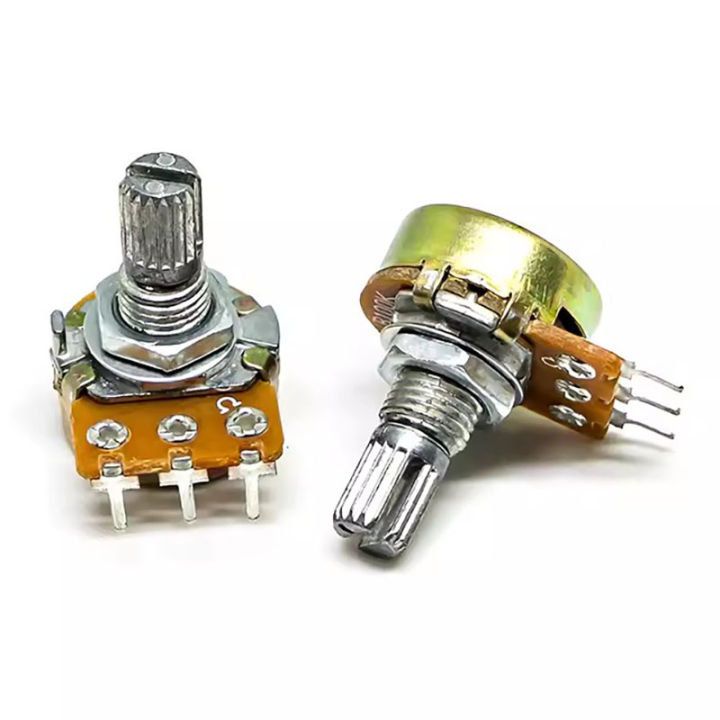 5Pcs/Lot Potentiometer Resistance WH148 3Pin 1K 2K 5K 10K 20K 50K 100K ...