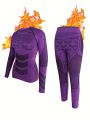 Womens Thermal Underwear Ski Breathable Warm Base Layer Winter Long Johns Top Bottom Sets for Cold Weather.