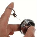 Duty Badge Reels Retractable Badge Holder, Metal Retractable Keychain Badge Reel ID Badge Holder with Belt Clip Key Ring. 