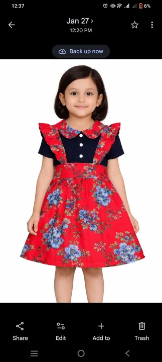 1-2%20years%20Unique%20Baby%20Girls%20Frock%20Without%20Pant%20-%20Part%20Of%20The%20Summer%20Collection%20Baby%20Girl%20Dress%20-%20Presents%20A%20Charming%20Outfit%20Option%20For%20Little%20Ones%20-%20Combining%20Style%20And%20Comfort%20-%20Image%203
