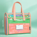 HUAJIE A4 13-Layer Graffiti Document Bag for Students, Zipper Folder for Exam Papers, Homework, File Storage & Classification. 