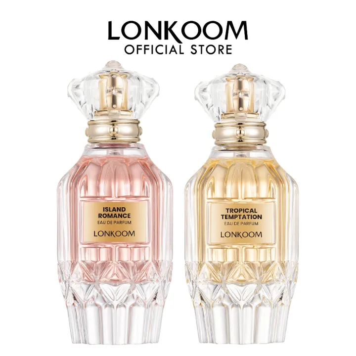 Lonkoom%20Women's%20Perfume%2050ml%20Island%20Romance%20Eau%20De%20Parfum%20/%20Tropical%20Temptation%20Edp,%20Long-Lasting%20Scent%20-%20Image%203
