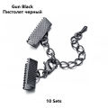 10Sets/Lot 10-40mm Lobster Clasps Hooks Extending Chain Bracelet End Connectors Slider Clasp For DIY Jewelry Making Finding. 