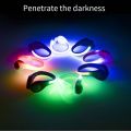 LED Luminous Shoe Clip Light Outdoor Running Cycling Bicycle RGB Novelty Lighting Safety Night Warn Lamp Glowing Zapato Ciclismo.