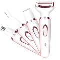 4 in 1 Electric Epilator Bikini Eyebrow Nose Women Lady Facial Hair Removal Trimmer Face Body Painless Female Shaver Depilator.