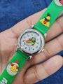 Kids Cartoon Character Analog Watch with Silicone Strap for Boys & Girls - Colorful, Fun Timepiece. 