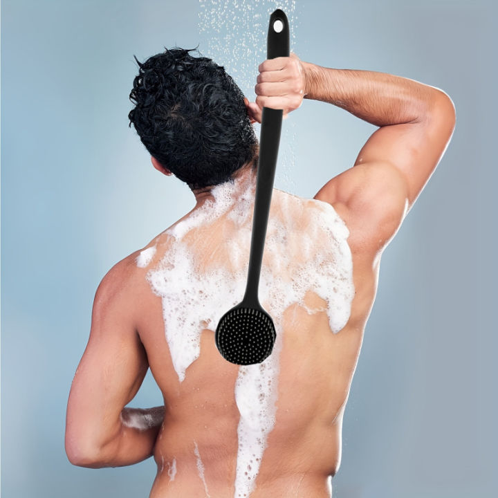 Silicone%20Bath%20Brush%20Long%20Handle%20Double-Sided%20Extended%20Bathing%20Scrubbing%20Massage%20Brush%20Back%20Scrubber%20for%20Men%20and%20Women%20-%20Image%203