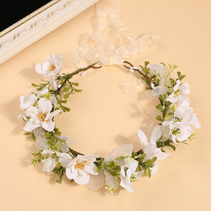 Fairy%20Purple%20Flower%20Wreath%20Headband%20Forest-Style%20Hairband%20for%20Girls%20and%20Adults,%20Artificial%20Flower%20Headband,%20Photo%20Prop,%20Flower%20Hair%20Accessory%20-%20Image%205