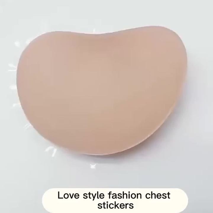 Push Up Reusable Bra Insert Pads, Stick-on Soft Chest Enhancer Pads, Sponge Breast Lift Pads Swimsuit Bikini Cup Enhancer