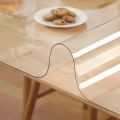 Clear Vinyl Tablecloth Protector Waterproof/Oil-Proof Plastic Square Transparent Sheet Table Cover Plastic Table Cover. 
