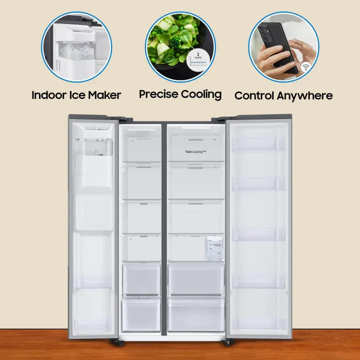 SAMSUNG%20RS78CC8543SL/IM%20633%20Litres%20SBS%205-1%20Convertible%20DIT%20Twin%20Cooling%20Plus%E2%84%A2%20Refrigerator%20-%20Image%206
