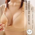 No Trace Maternity Nursing Bra for Pregnant Women Underwear Breastfeeding Bra Front Button Thin Soutien Gorge Lactancia Femme. 
