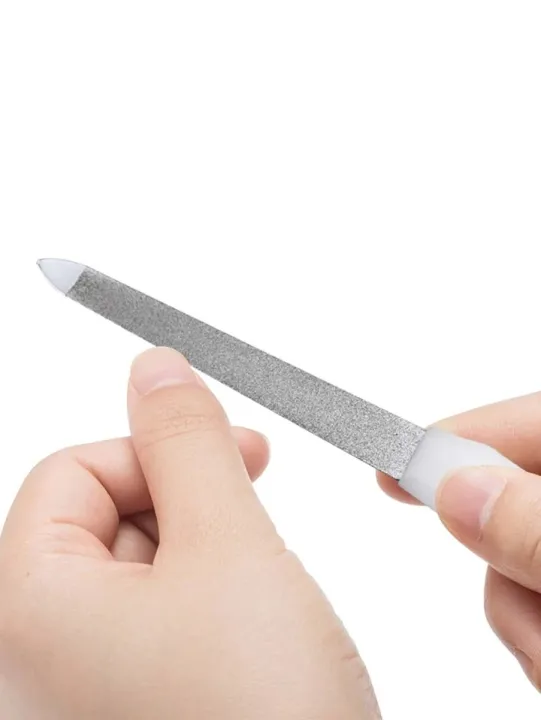 3Pcs/Set%20White%20Sanding%20Nail%20File%204in%E2%80%9D%20Double%20Sided%20Washable%20Manicure%20Pedicure%20Thick%20Toenail%20Fingernails%20Buffer%20Metal%20Nail%20Files%20Emery%20Board%20For%20Home%20And%20Professional%20Use%20-%20Image%205