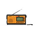 Emergency Crank Solar Radio XHDATA D608WB FM/AM/SW/NOAA Alert Portable Radio Charging 3000mAh Power Bank LED Flashlight . 