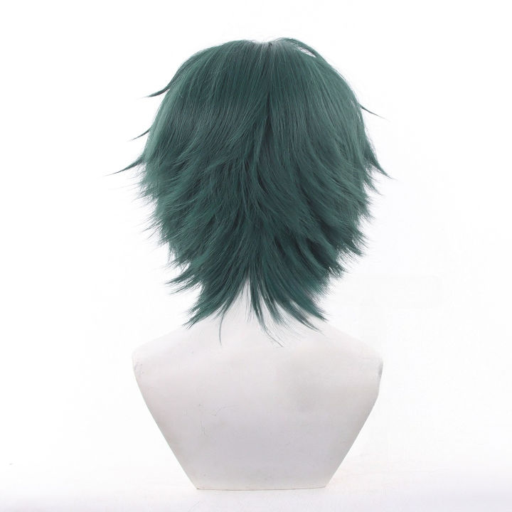 Anime%20Jujutsu%20Kaisen%20Maki%20Zenin%20Cosplay%20Wig%20Short%20Green%20Hair%20Glasses%20Shimetsu%20Kaiyuu%20Halloween%20Party%20-%20Image%204