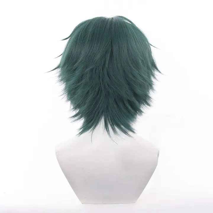 Anime%20Jujutsu%20Kaisen%20Maki%20Zenin%20Cosplay%20Wig%20Short%20Green%20Hair%20Glasses%20Shimetsu%20Kaiyuu%20Halloween%20Party%20-%20Image%204